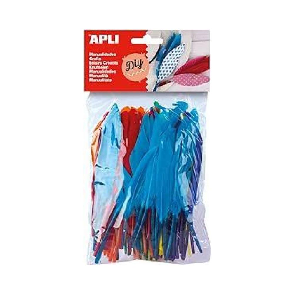 Plumas colores -surtido 500un
