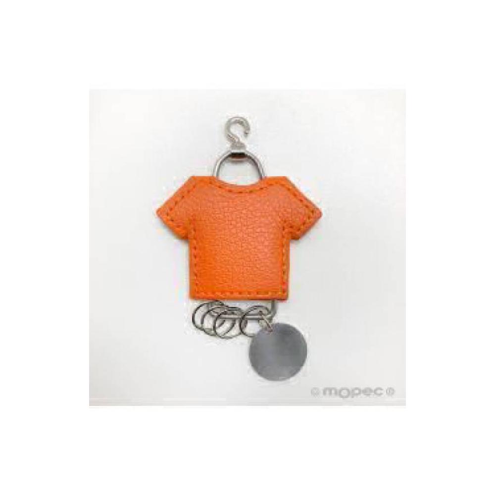 Llavero múltiple camiseta naranja