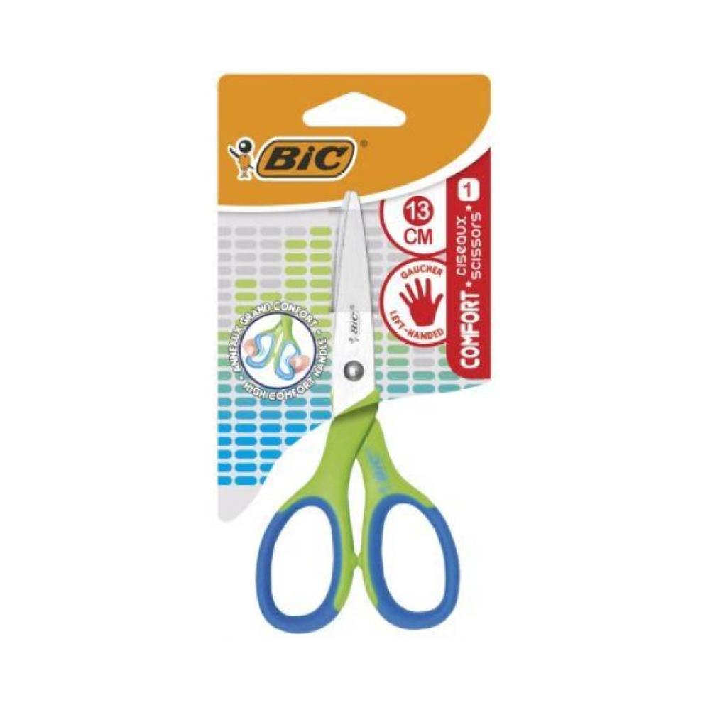 Tijera bic comfort 13 cm zurdos