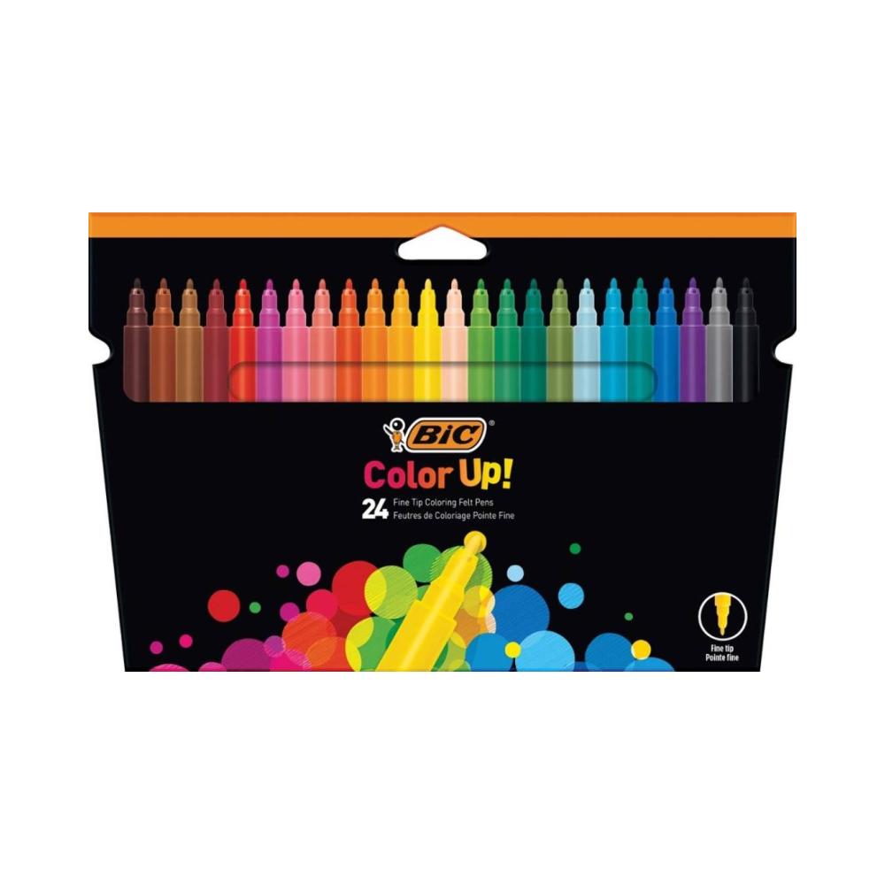Caja 24 rotuladores punta fina (0.9mm) bic intensity
