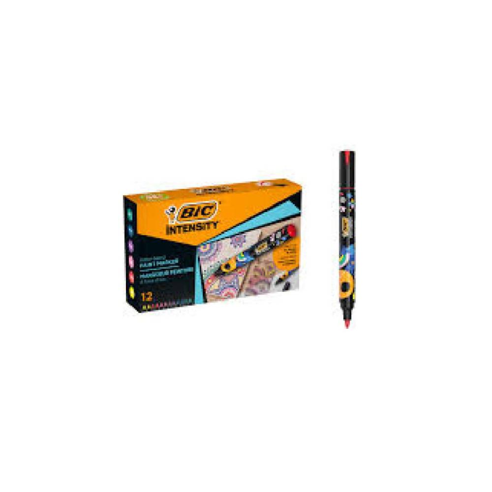 Rotulador paint marker rojo ,bic