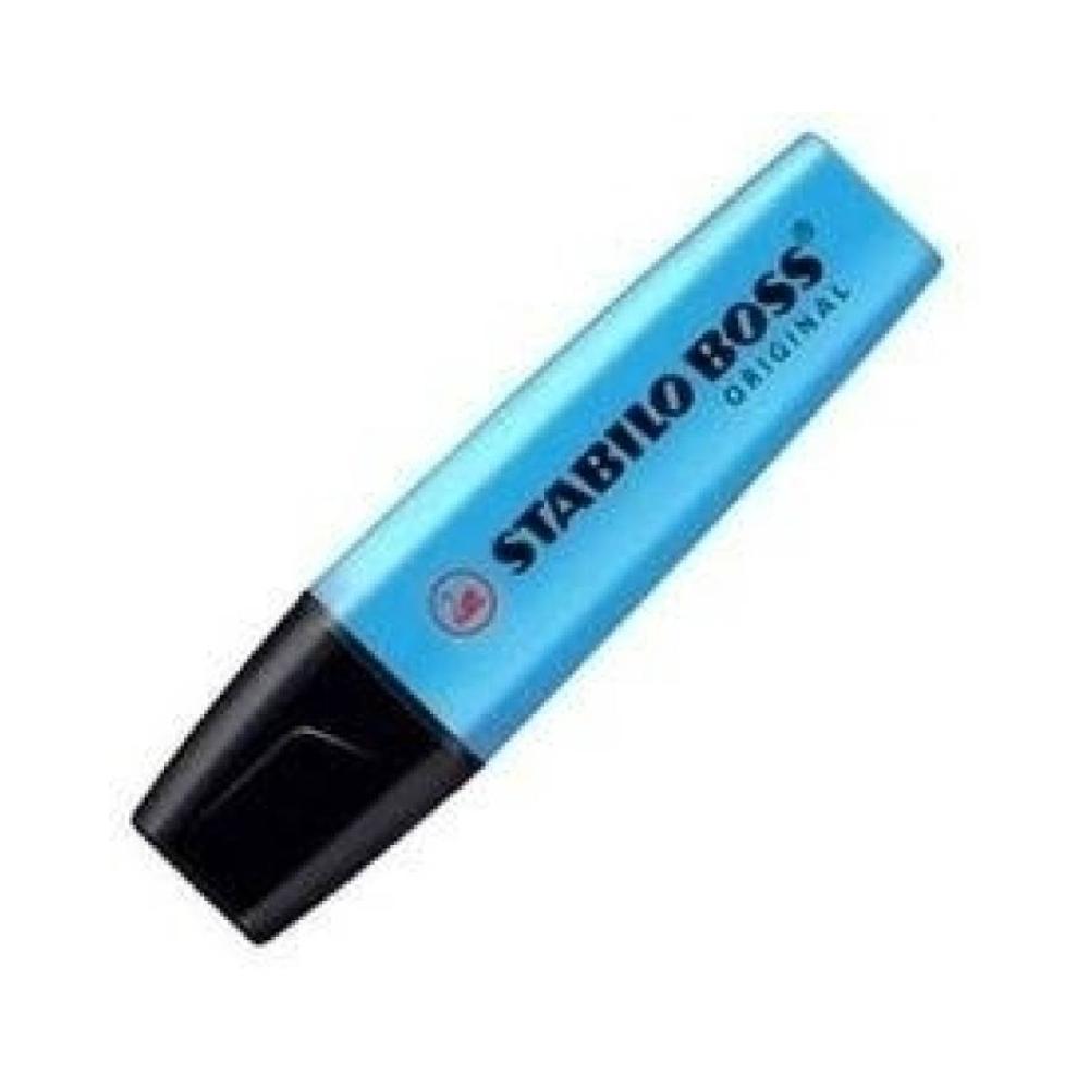 Rotulador fluorescente boss azul stabilo