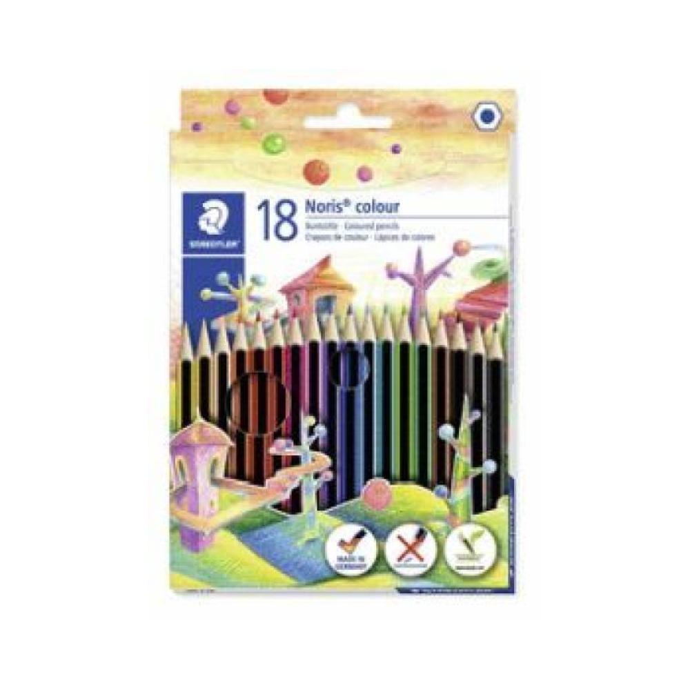 Caja 18 lapices de colores noris colour staedtler