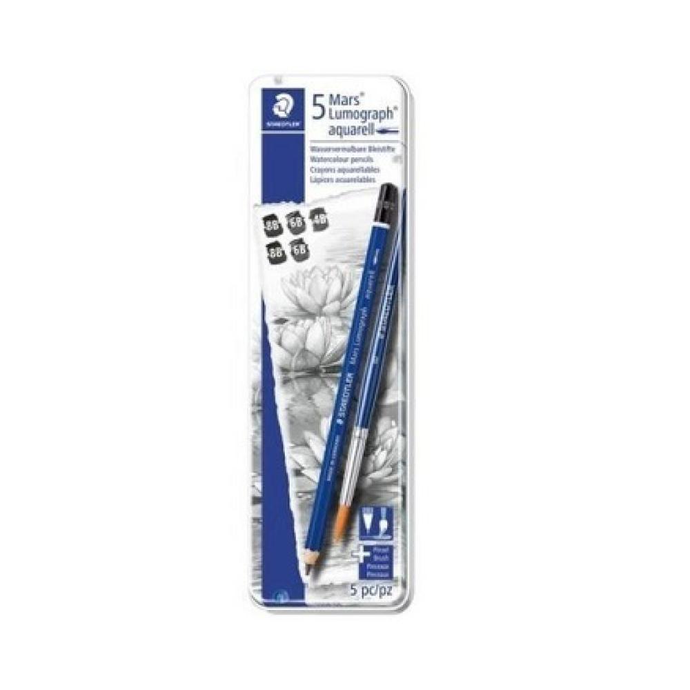 Lapiz mars lumograph aquarell 100a 5 graduaciones+