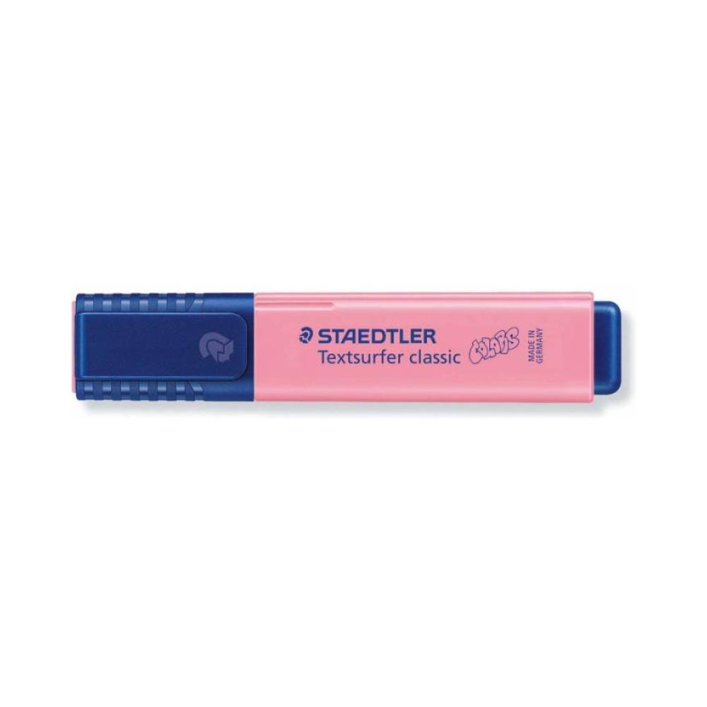 Rotulador fluorescente rosa pastel staedtler