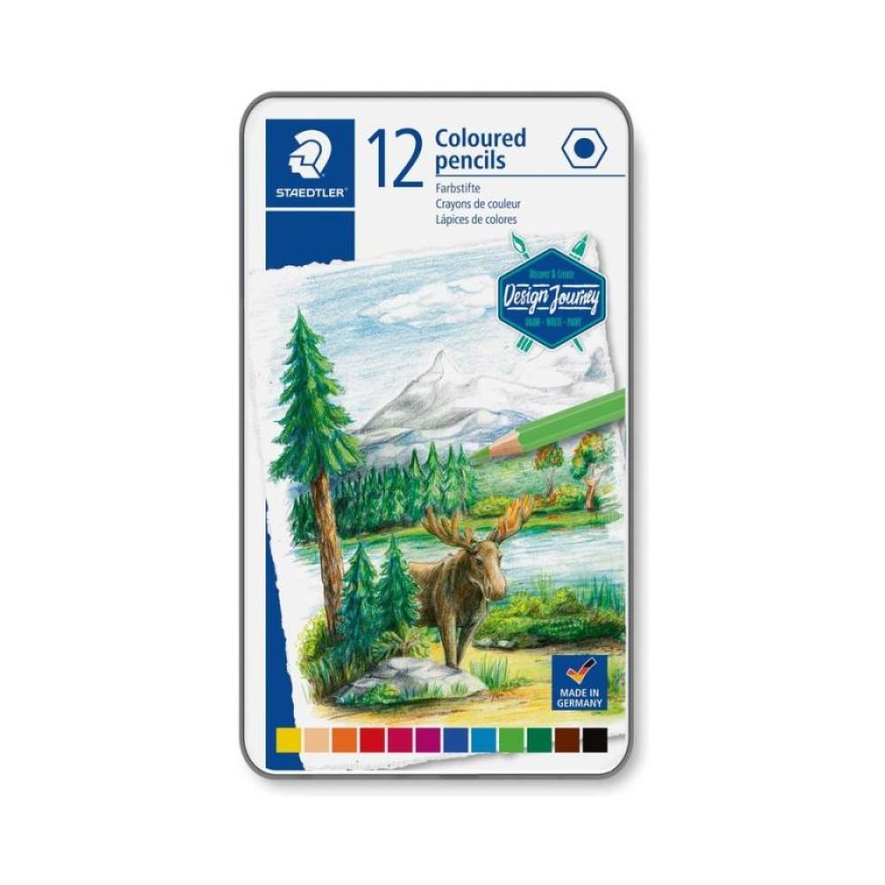 Pinturas 12 staedtler color pincel