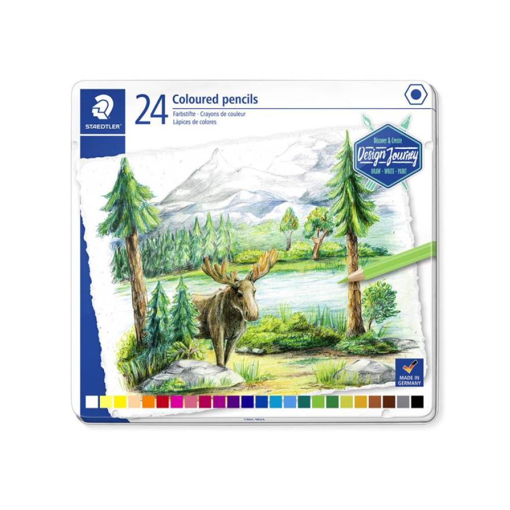 Pinturas 24staedtler color pincel