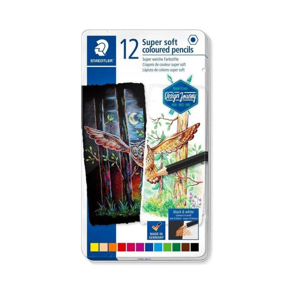Caja de 12 lapices color soft