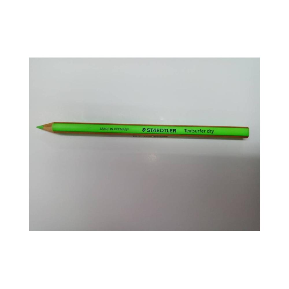 Lapiz fluorescente textsurfer verde triangular staedtler