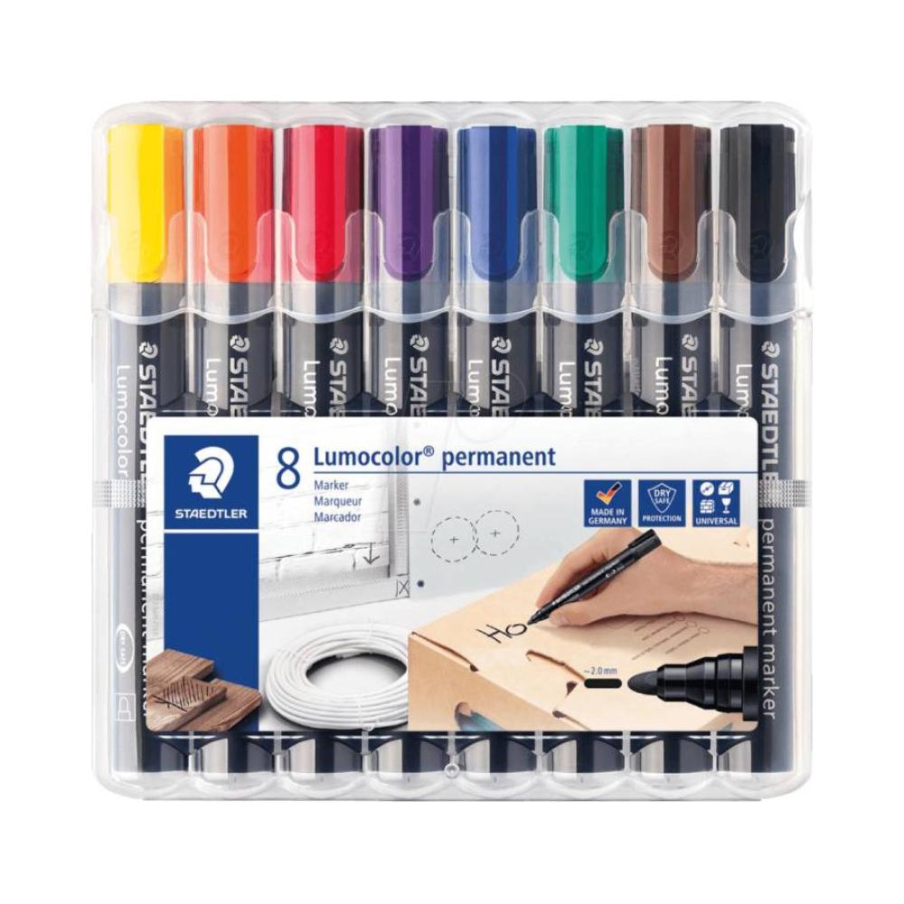 Rotulador lumocolor 352 8 colores surtidos