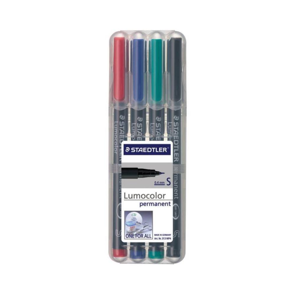 Rotulador lumocolor 313 wp4 superfino b/4 surtidos
