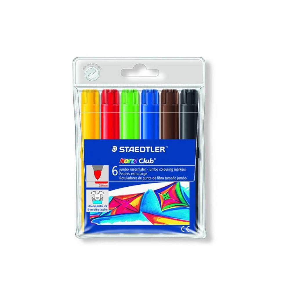 Rotuladores noris club 6 colores