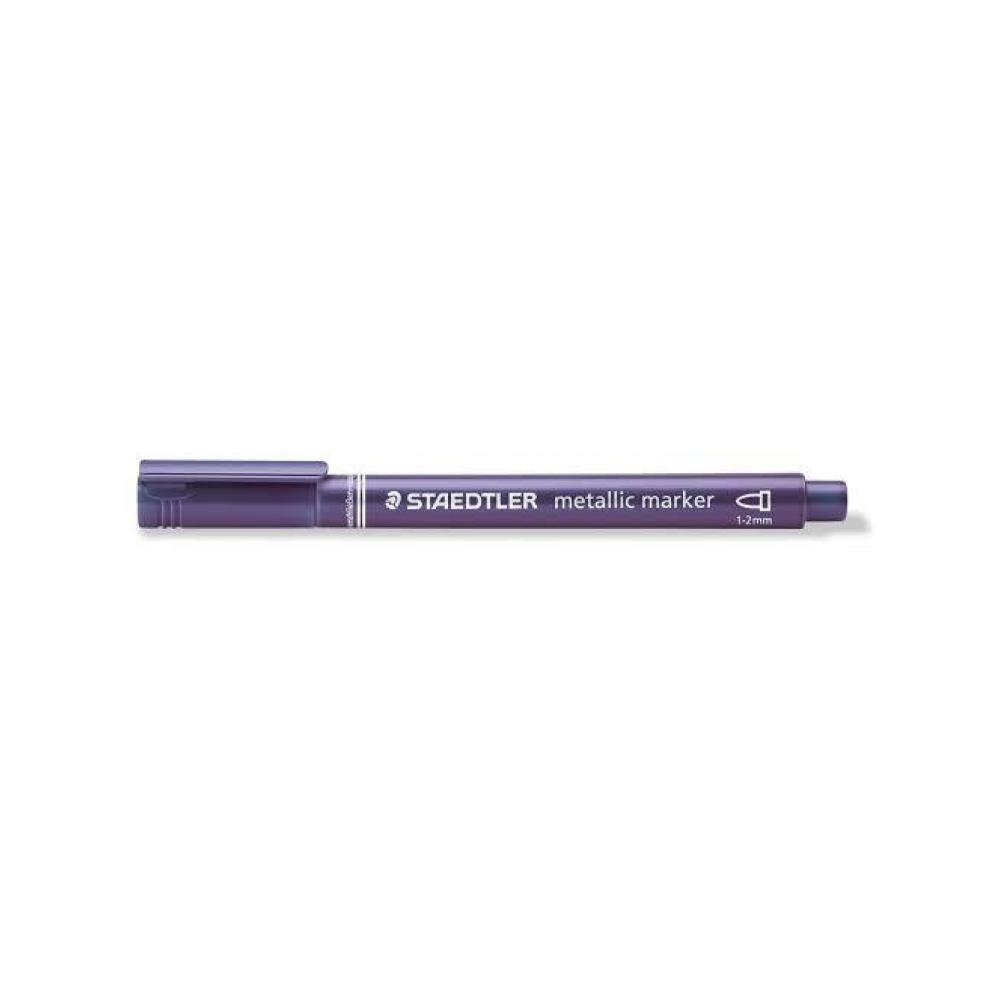 Rotulador staedtler lumocolor permanente violeta fino