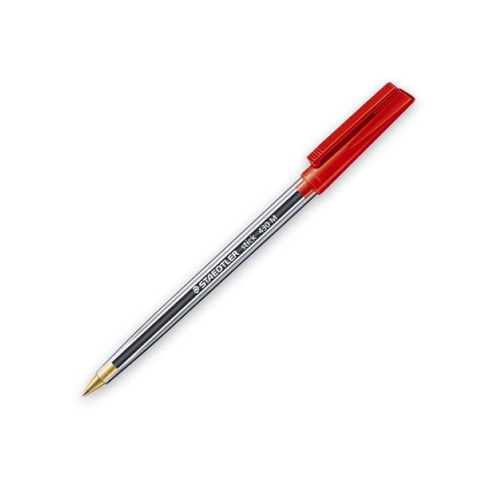 Boligrafo staedler stick 430 rojo