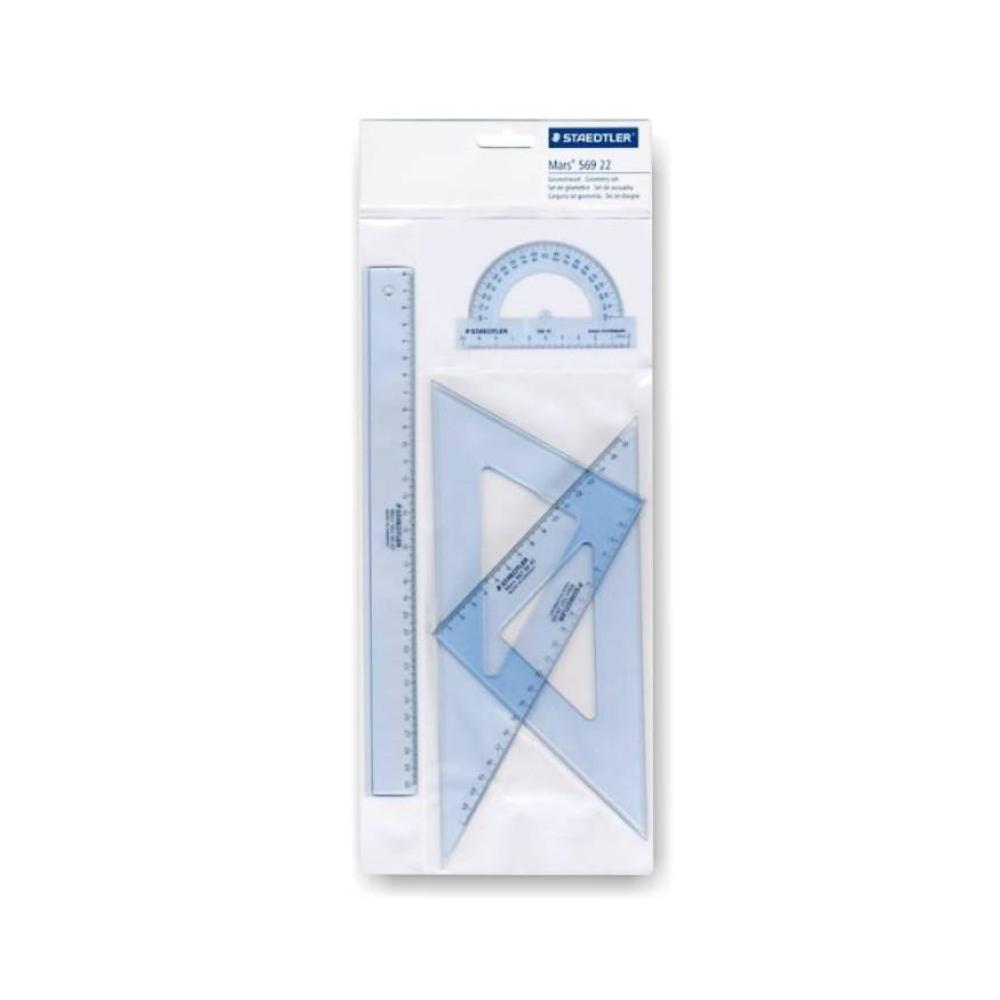Juego de reglas staedtler 4 pzas