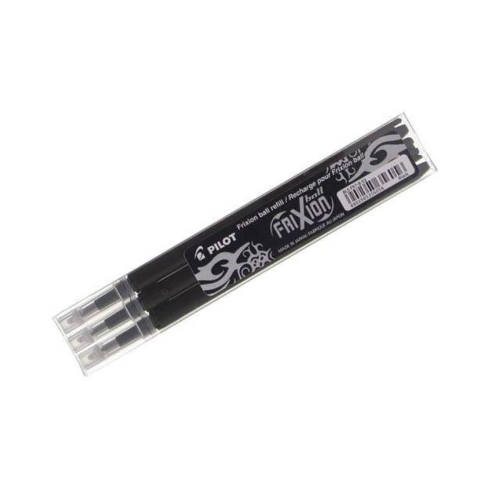 Recambio boligrafo pilot frixion ball negro caja de 3 unidades