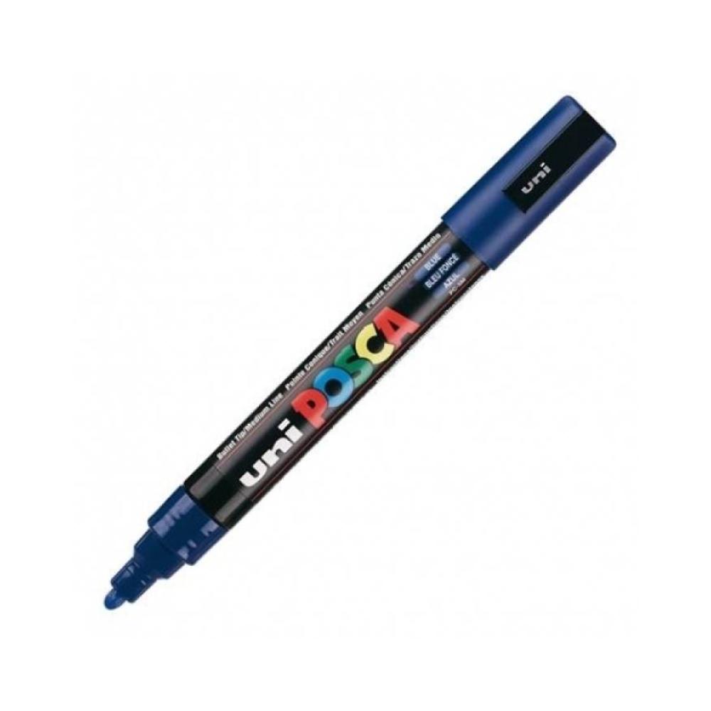 Rotulador azul 5 mm pintura al agua pc5m posca