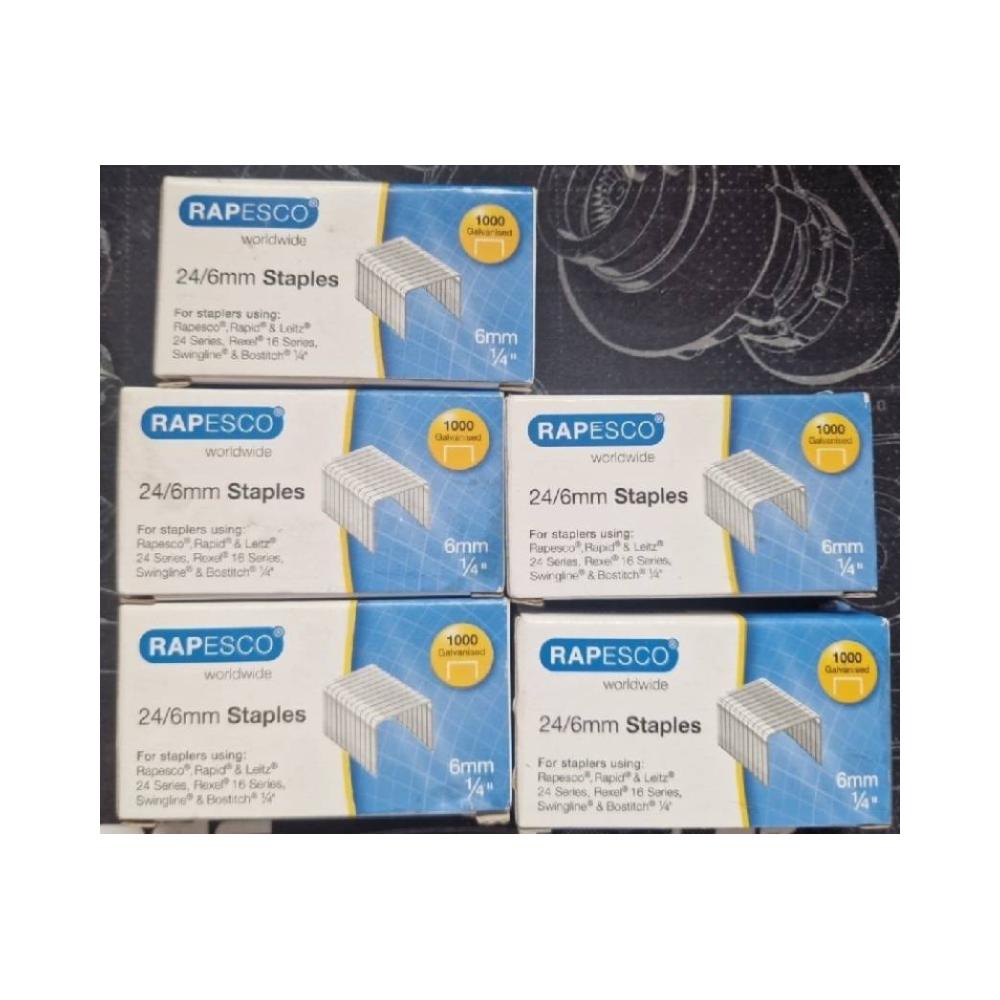 Grapas 24/6mm rapesco