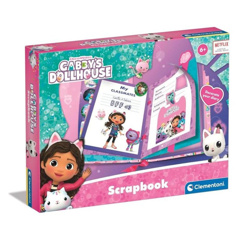 Diario secreto de Gabby’s Dollhouse licencia oficial Clementoni 18797