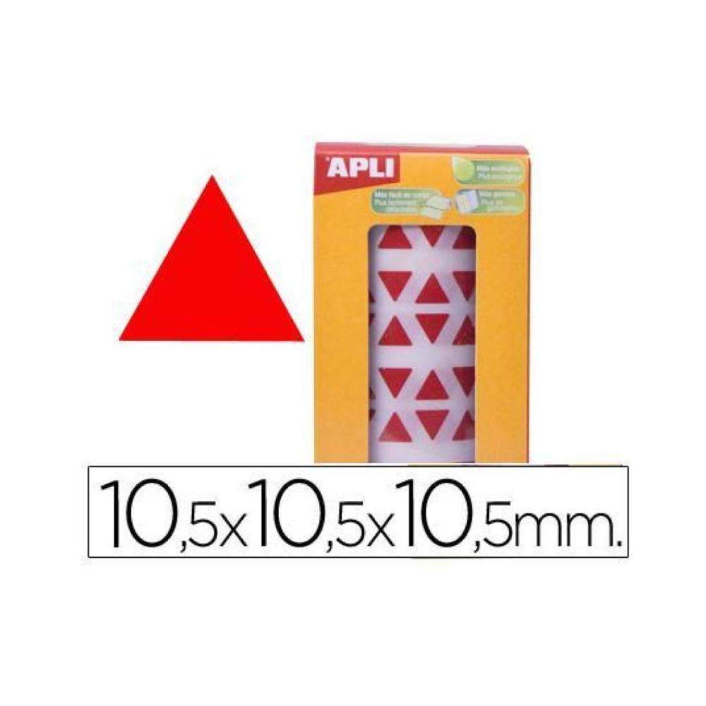 Rollo gomets triangulo rojo r4865
