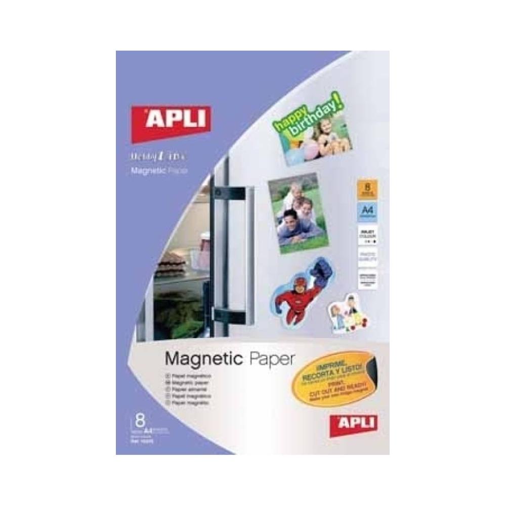 Etiquetas apli magnetic blanco paper 10245