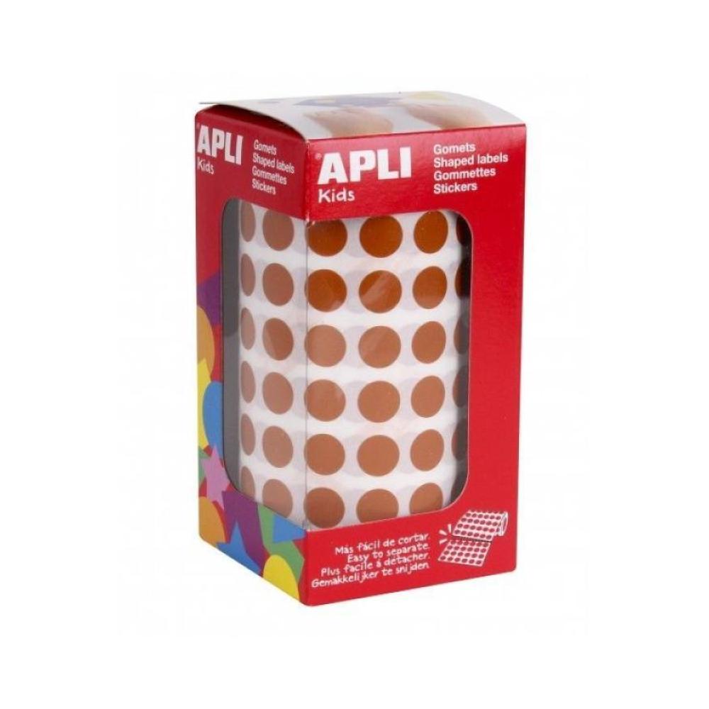 Rollo gomets apli marron