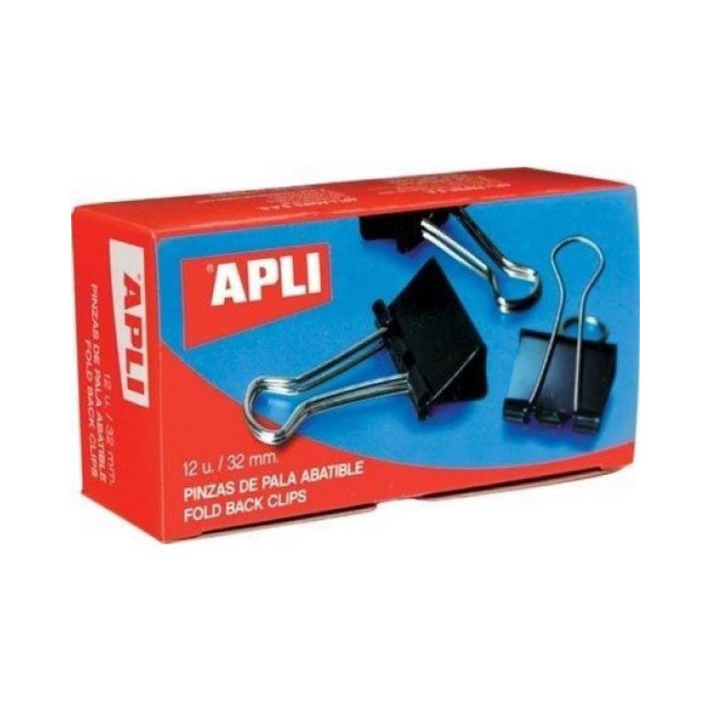 Pinzas de palas abatibles. caja de 12. 41 mm.