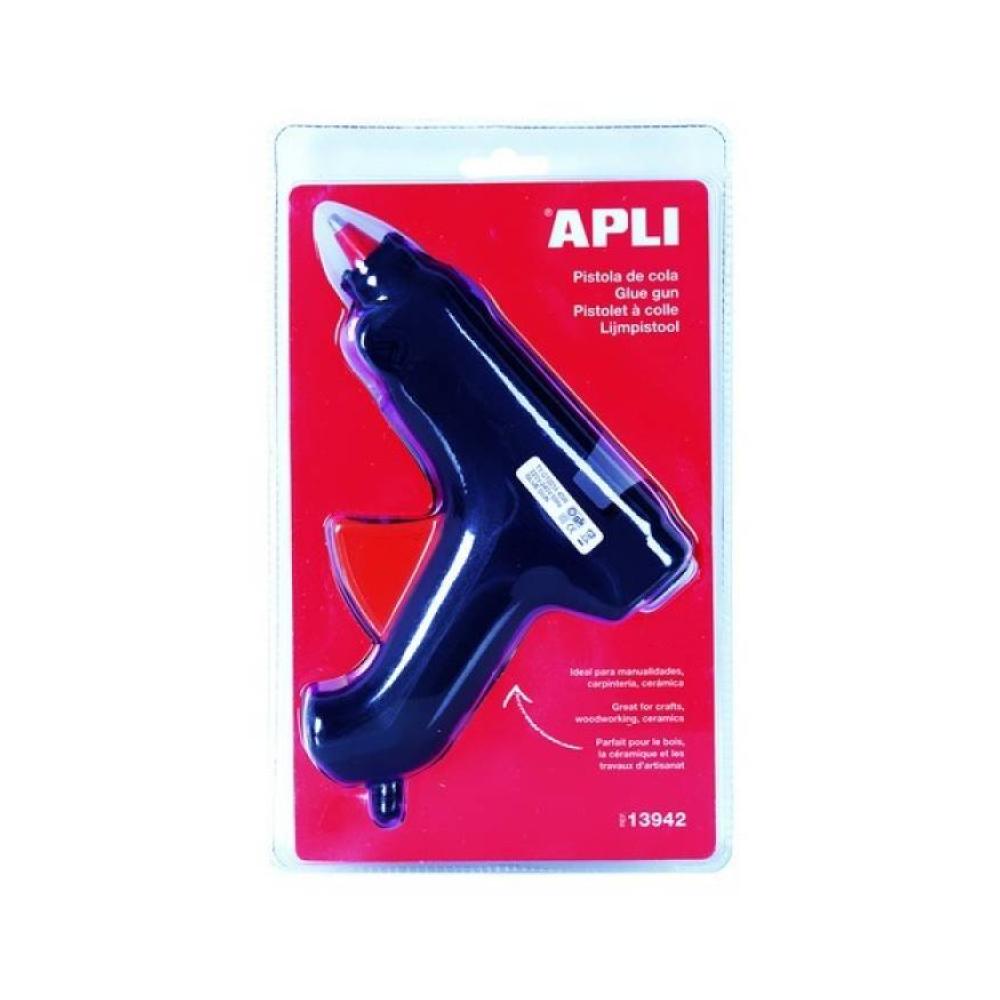 Pistola de pegamento 40w calidad premium + 2 recargas apli