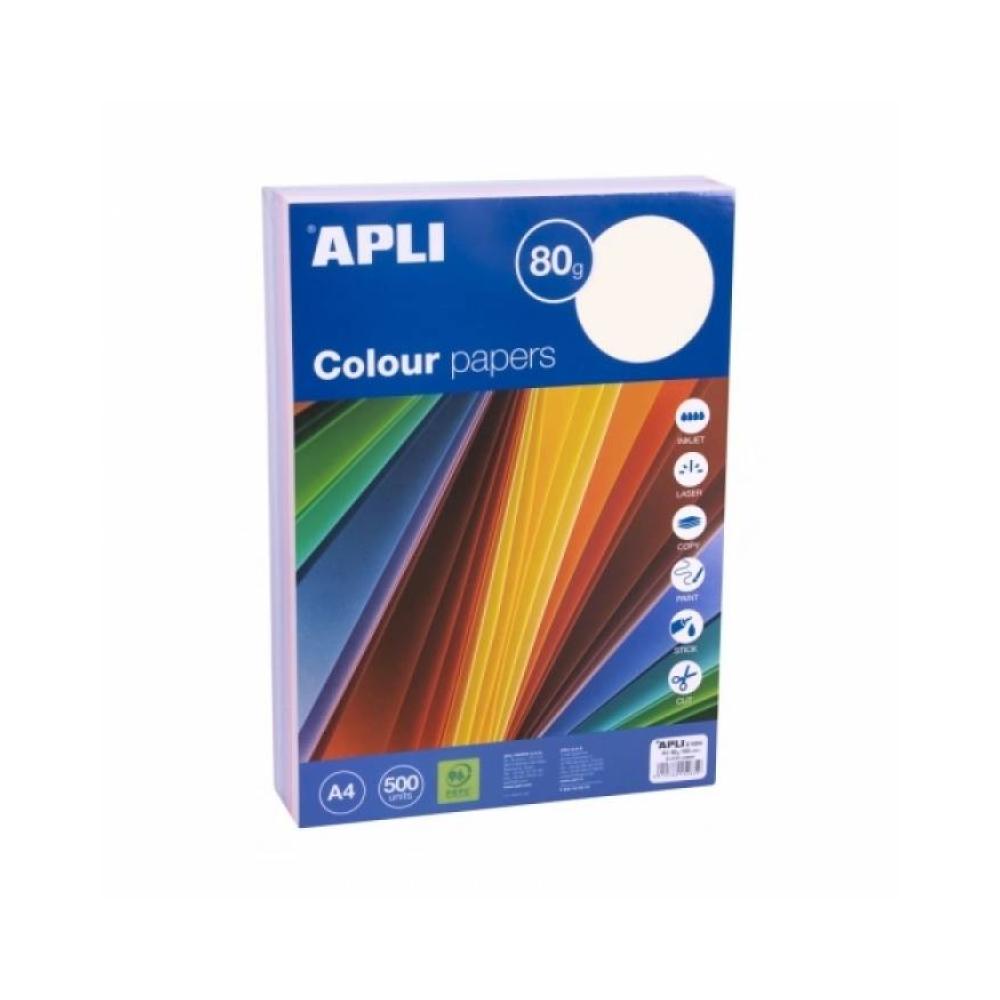 Papel color 80grs a4 500h apli color pastel