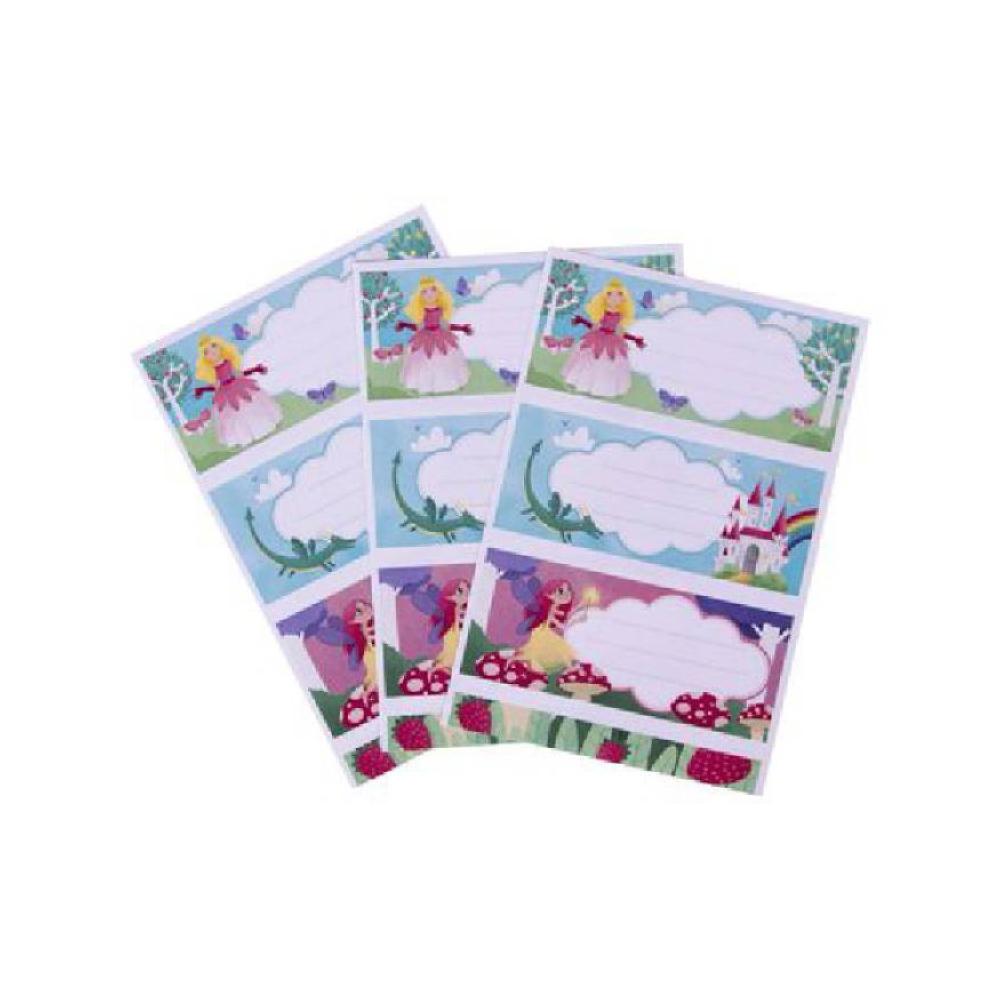 Etiquetas libro princesas