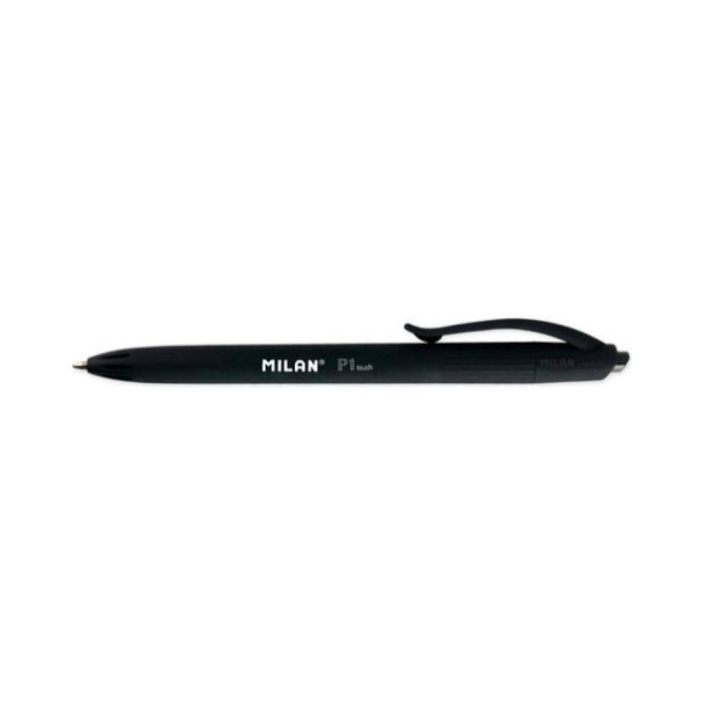 Boligrafo milan p1 touch negro