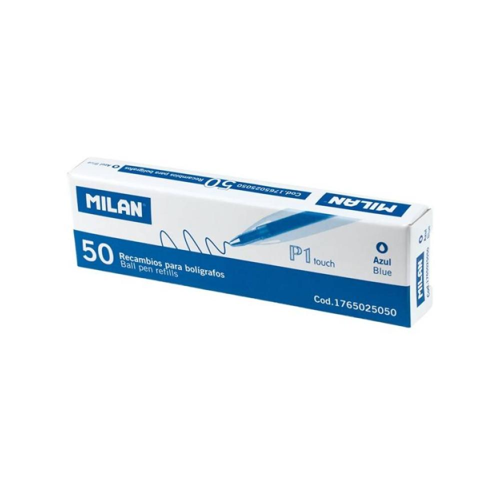 Recambio boligrafo milan p1 touch azul