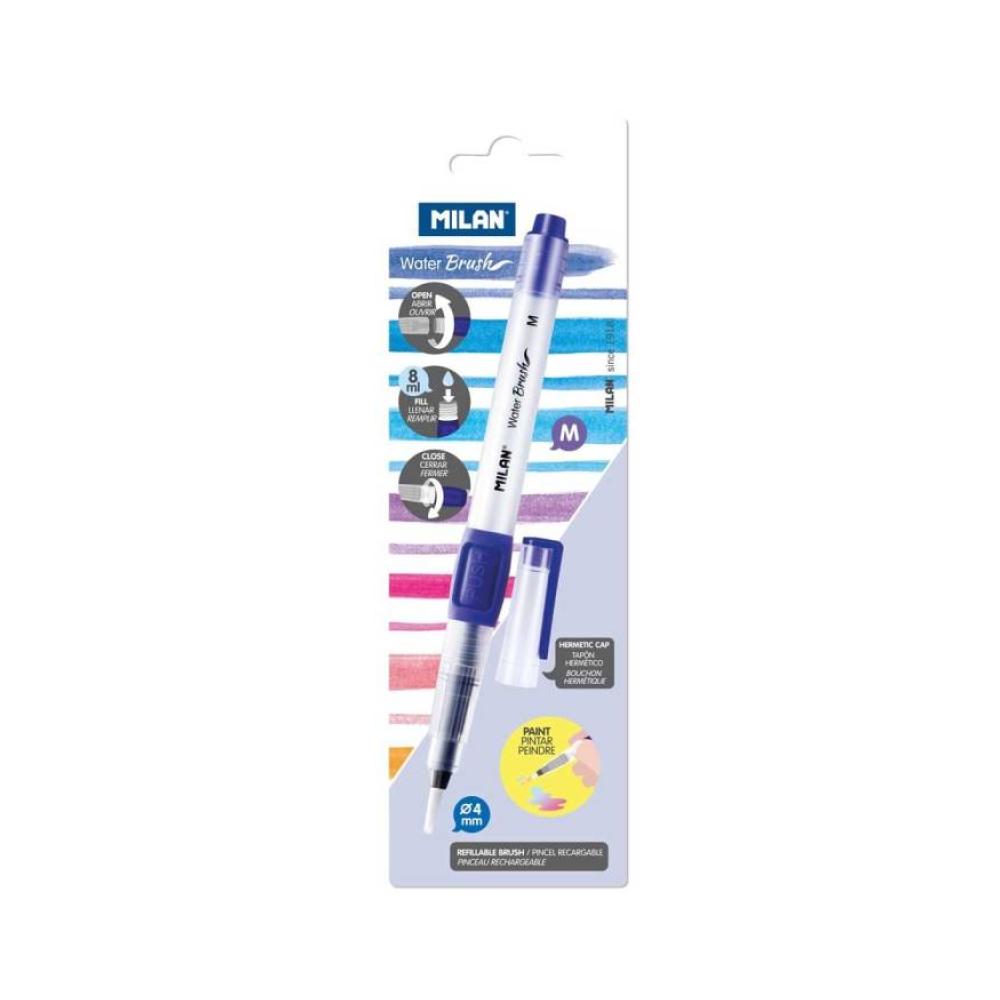 Pincel de agua milan graduacion mediana blister milan
