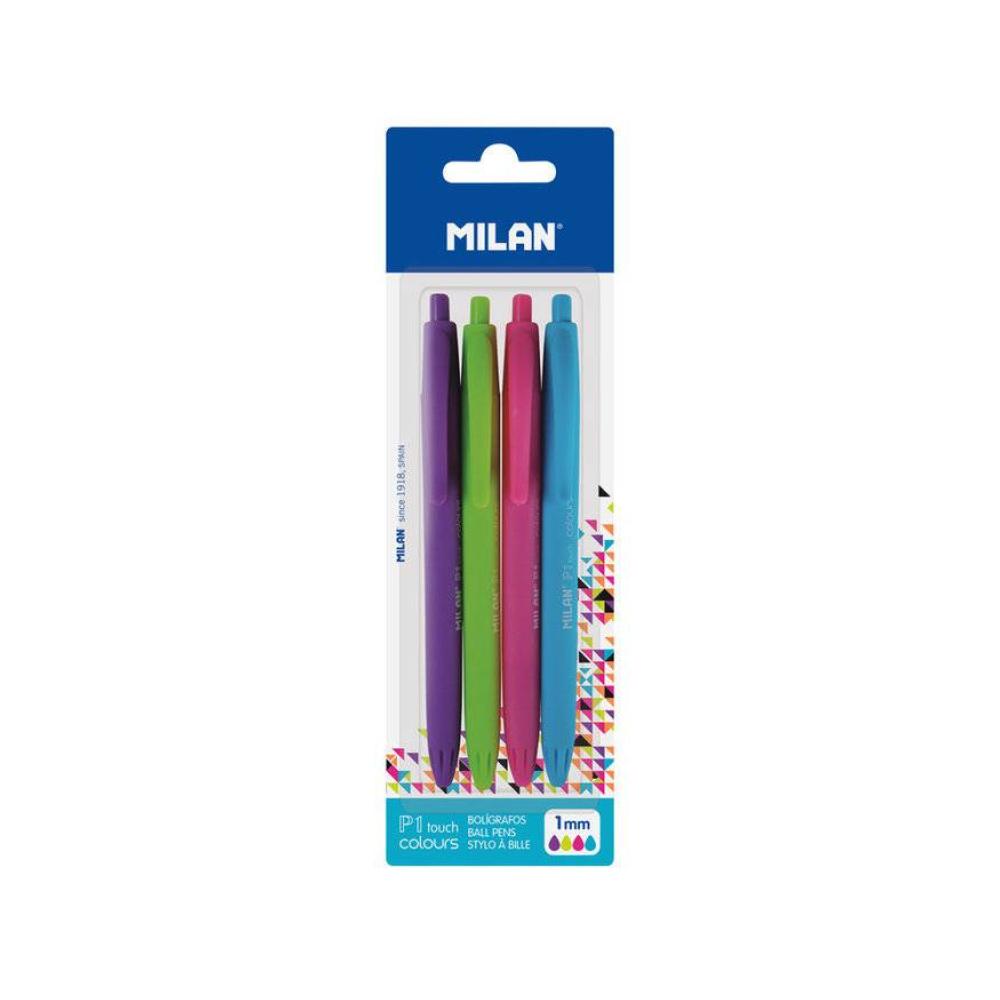 Milan boligrafo p1 touch 4 colores