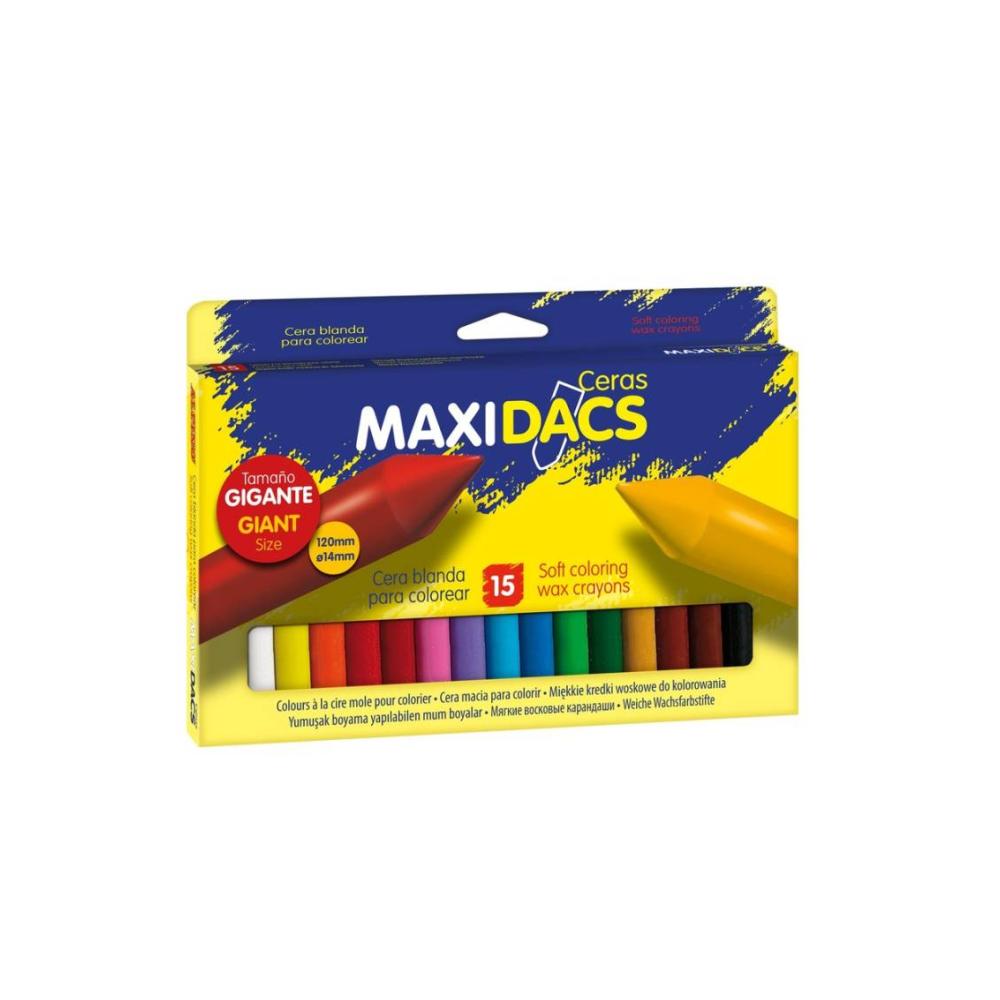 Ceras 15 colores maxi dacs