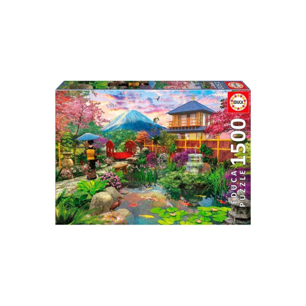 Puzzle 1500 piezas jardin japones educa