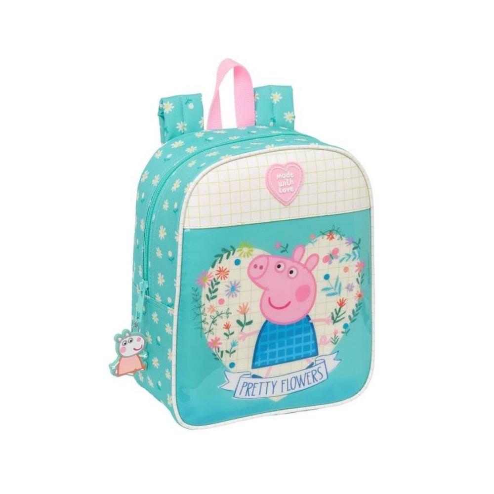 Mochila guarderia adapt.carro peppa pig pretty fl