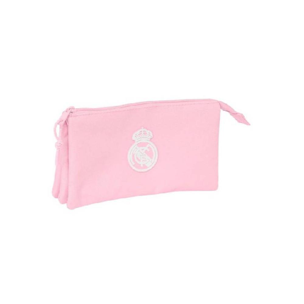 Portatodo triple real madrid chica rosa 22x12x3cm