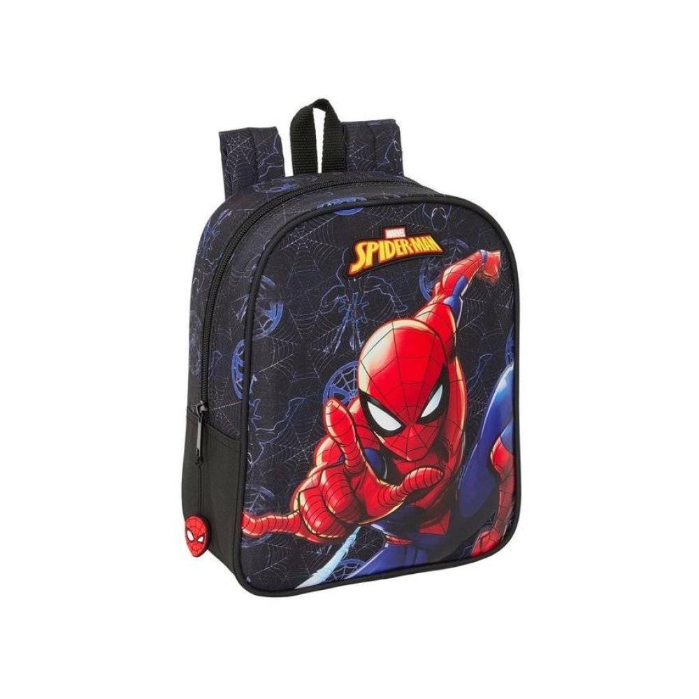 Mochila guarderia adapt.carro spider-man attack