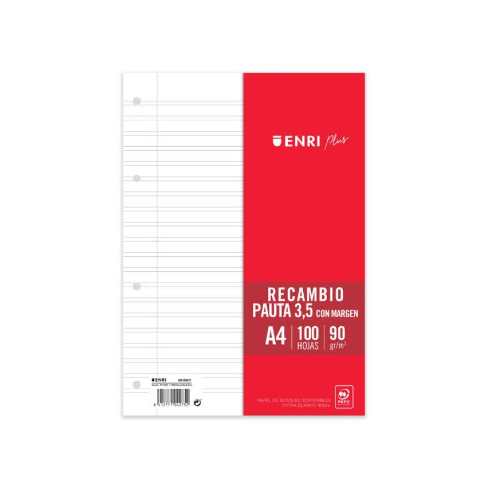 Recambio enri 90gr pauta doble