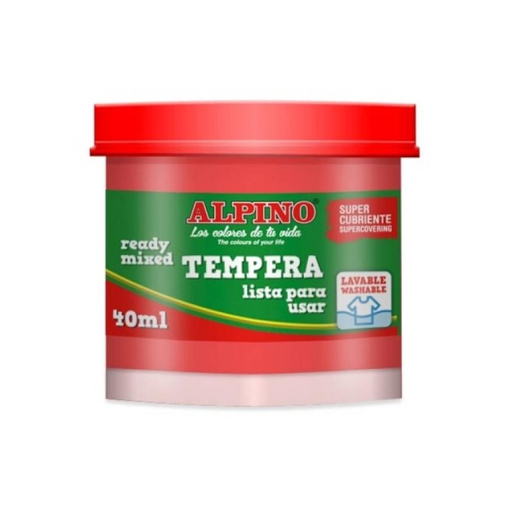 Alp. tempera 40ml. rojo
