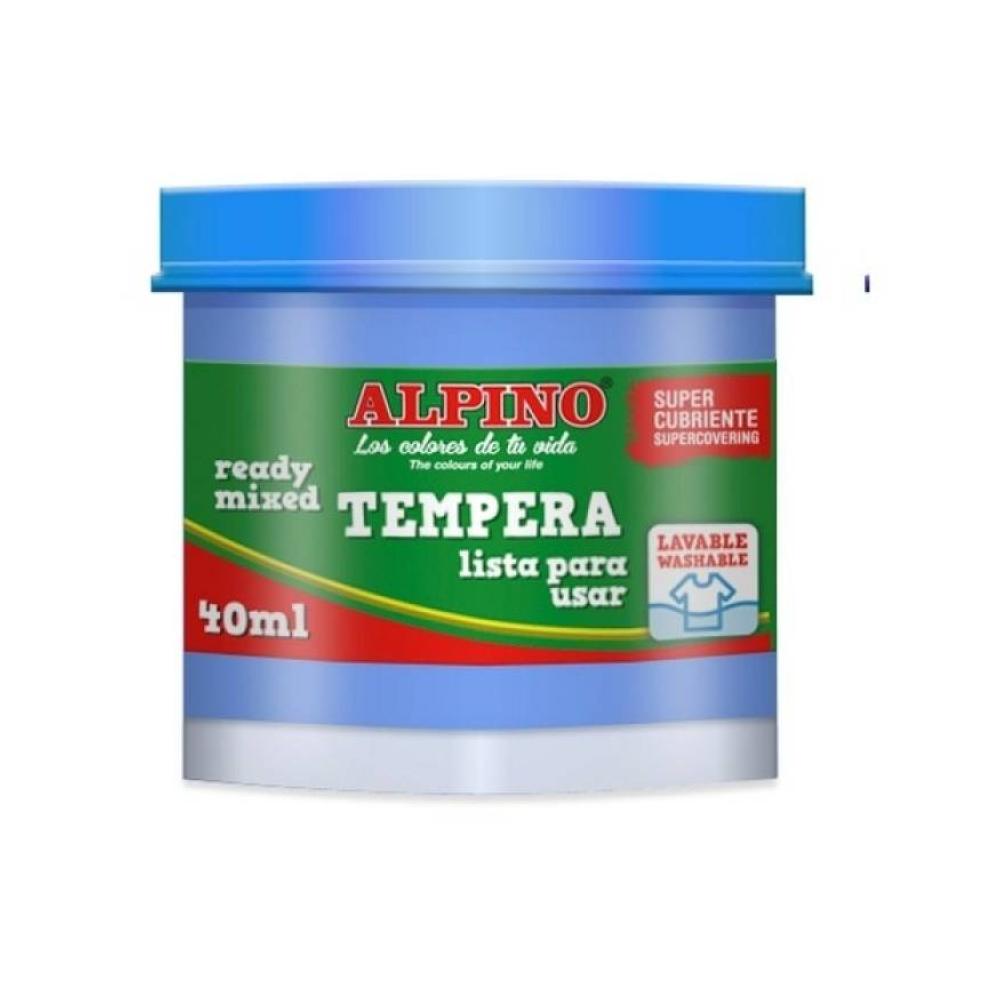 Tempera alpino cyan 40ml.
