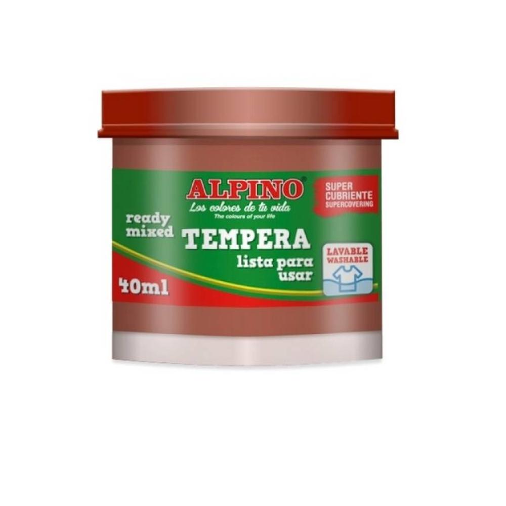 Alp. tempera 40ml. marron