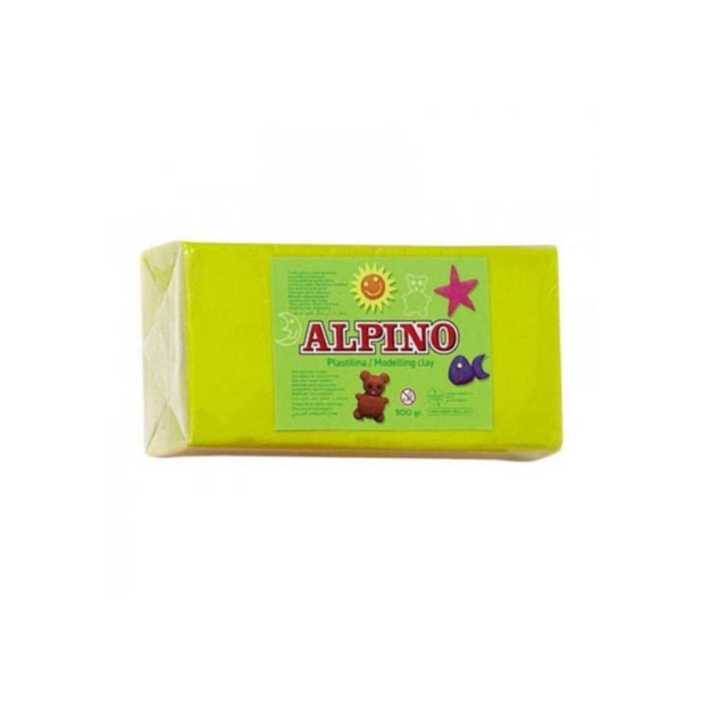 Plastilina alpino 150g sin gluten amarillo