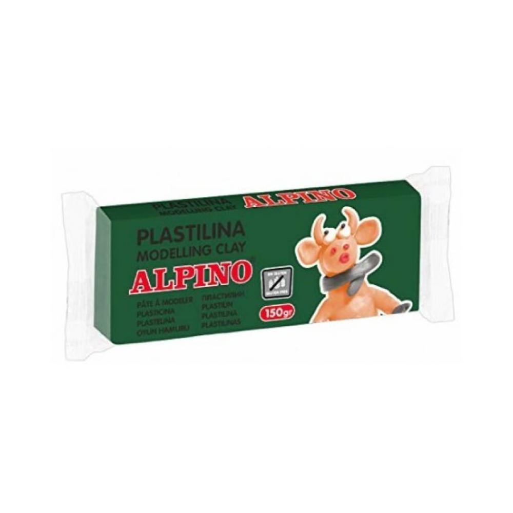 Plastilina alpino 150gr verde prado