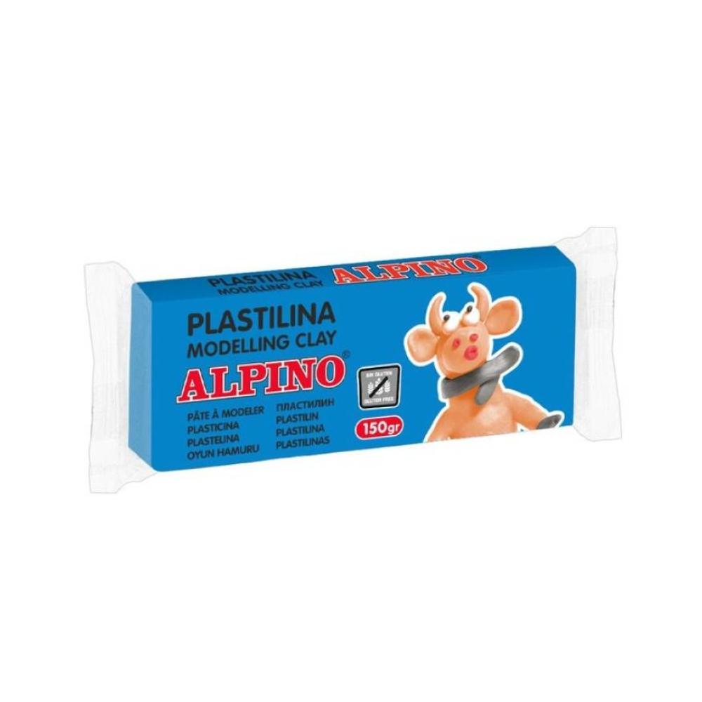 Plastilina alpino 150g sin gluten azul claro