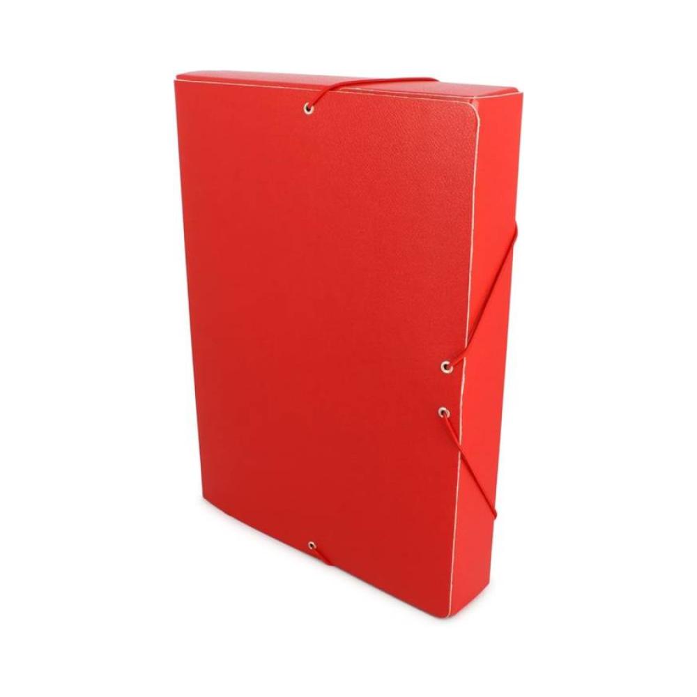 Carpeta proyecto gomas 5cm rojo