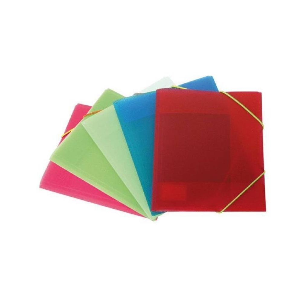 Carpeta solapa goma 4º pp rigida blanca 048015 grafoplas