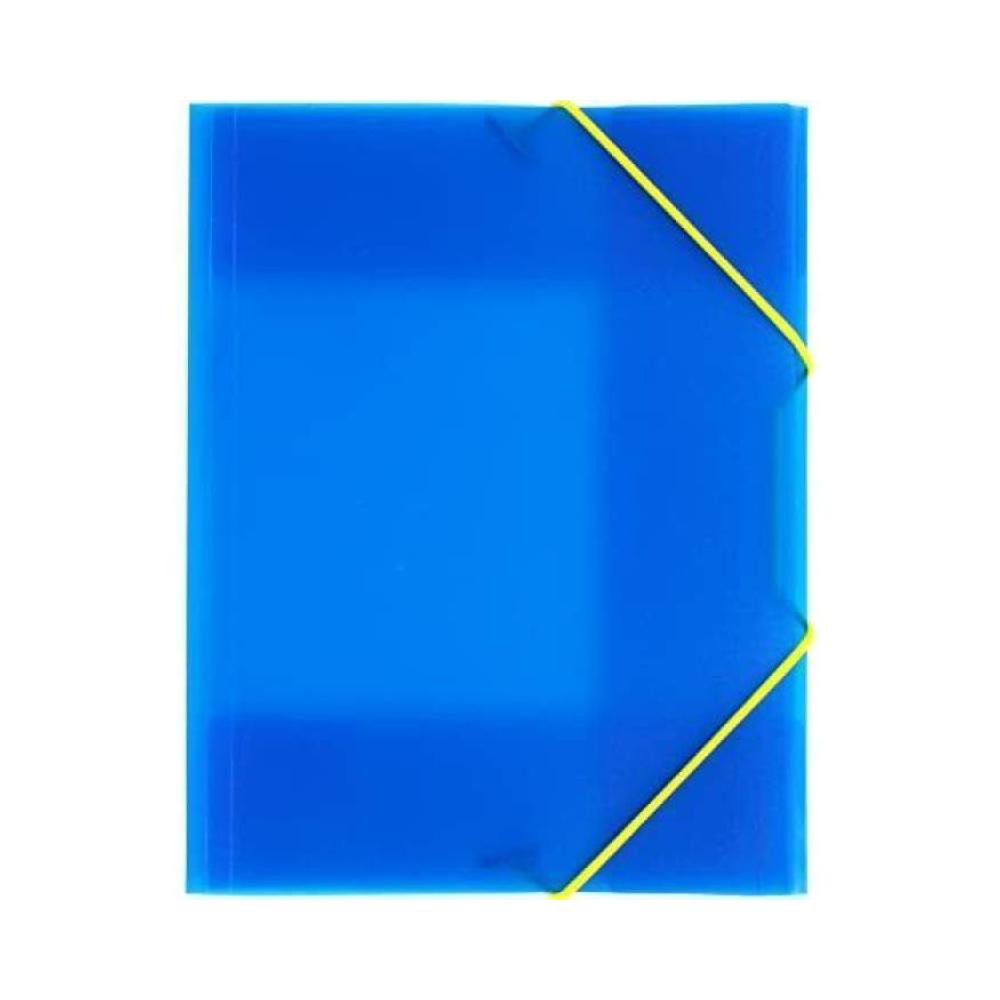 Carpeta solapa goma 4º pp rigida azul 048015 grafoplas