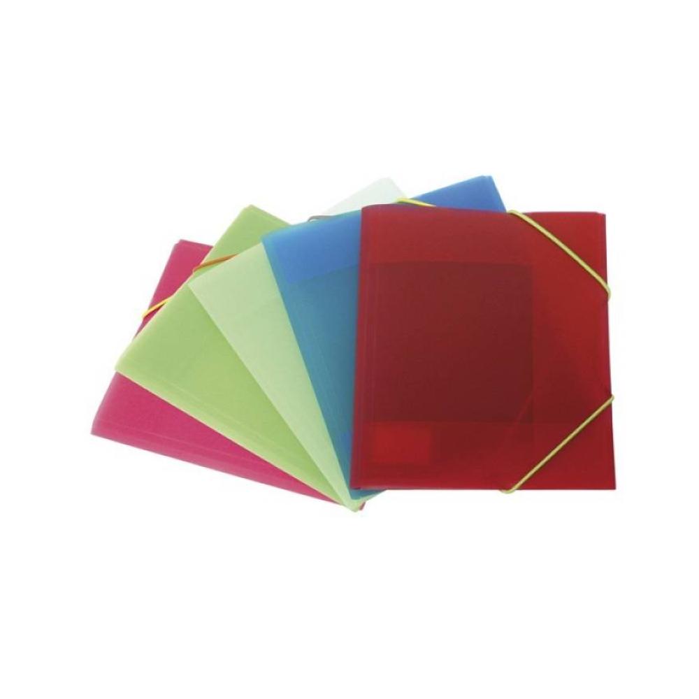 Carpeta solapa goma 4º pp rigida rojo 048015 grafoplas